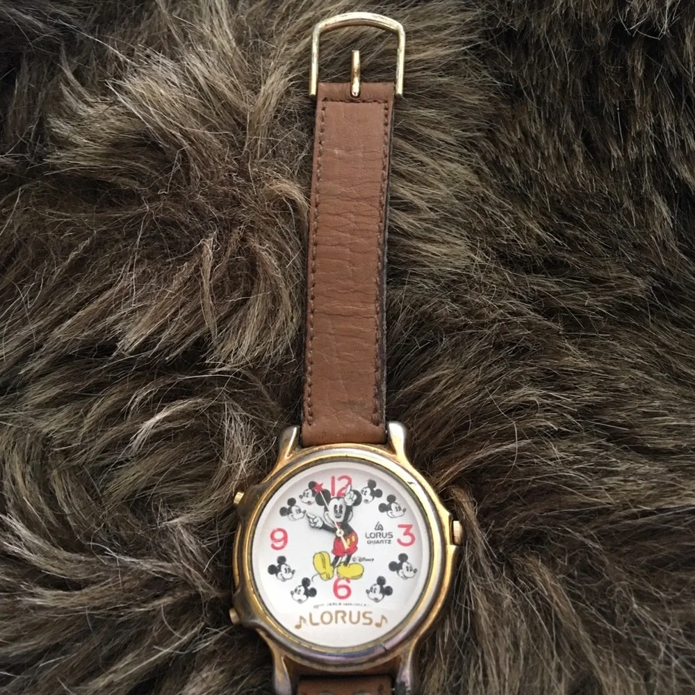 Vintage Lorus Mickey Mouse musical watch
